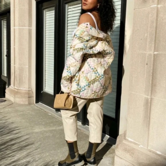 Universal‎ Thread | Quilted Patchwork Button Up Jacket Multicolor - Picture 3 of 8